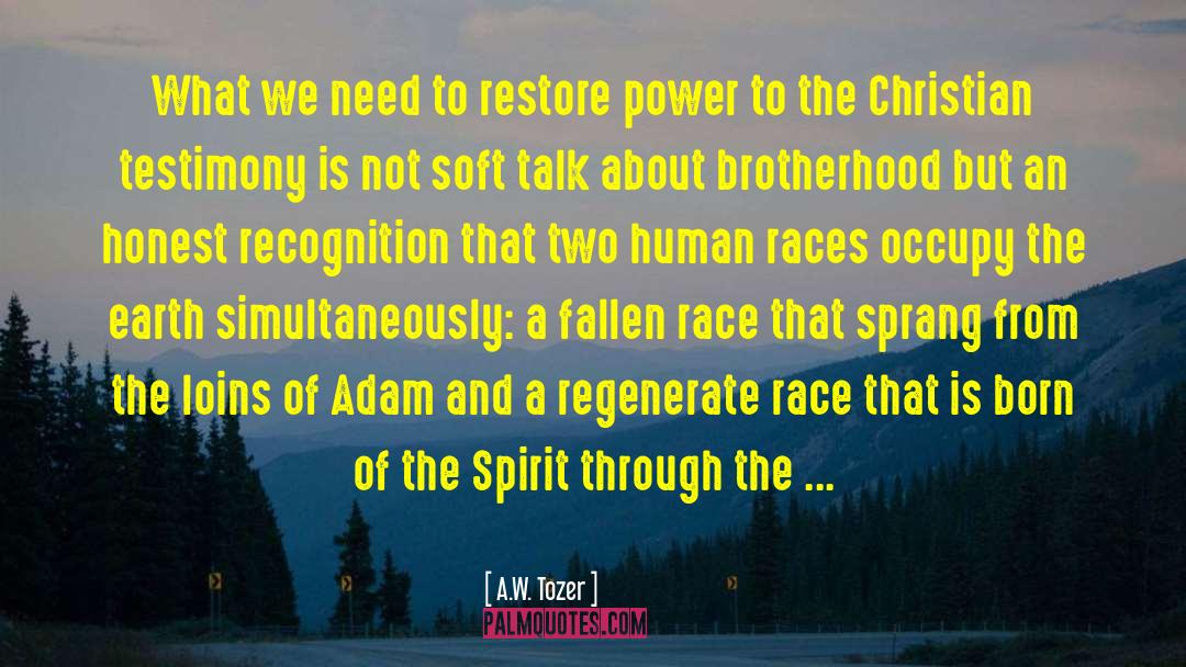 Brotherhood quotes by A.W. Tozer