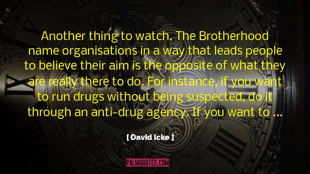 Brotherhood quotes by David Icke