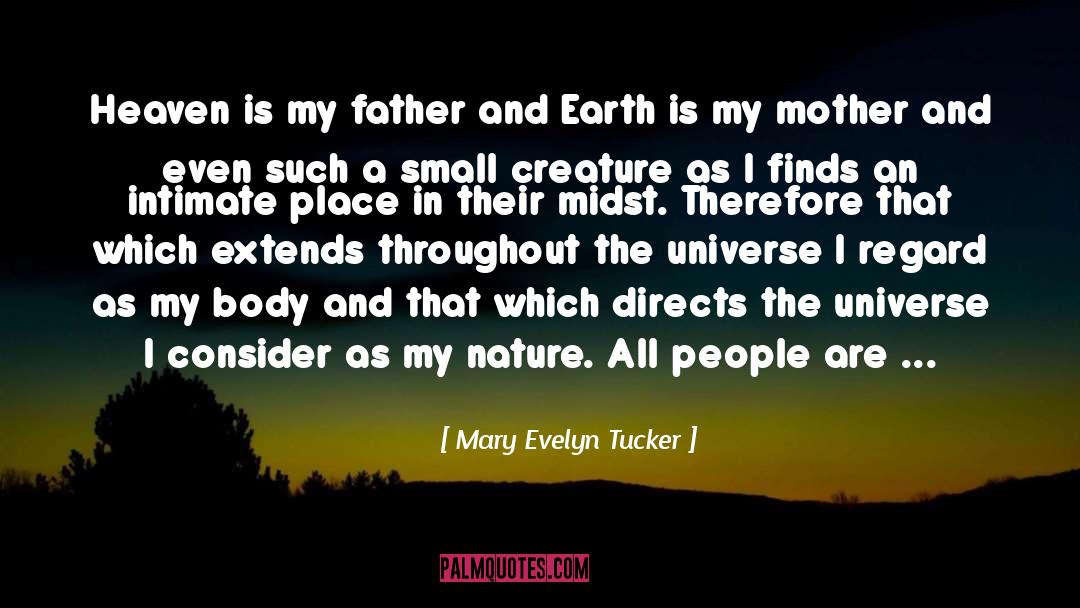 Brothers And Nature quotes by Mary Evelyn Tucker
