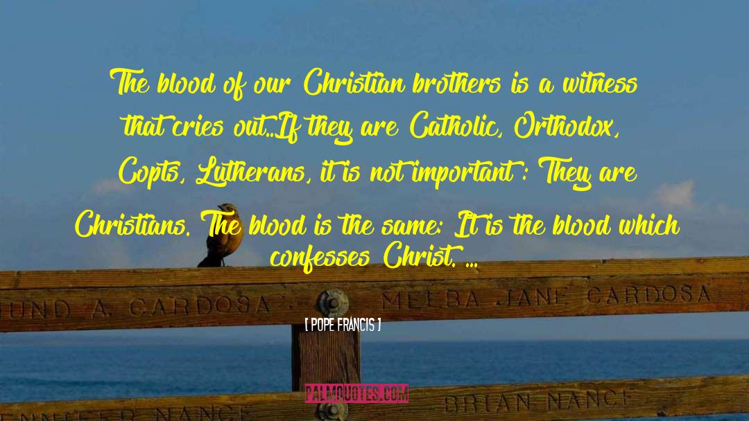 Brothers And Sisters quotes by Pope Francis