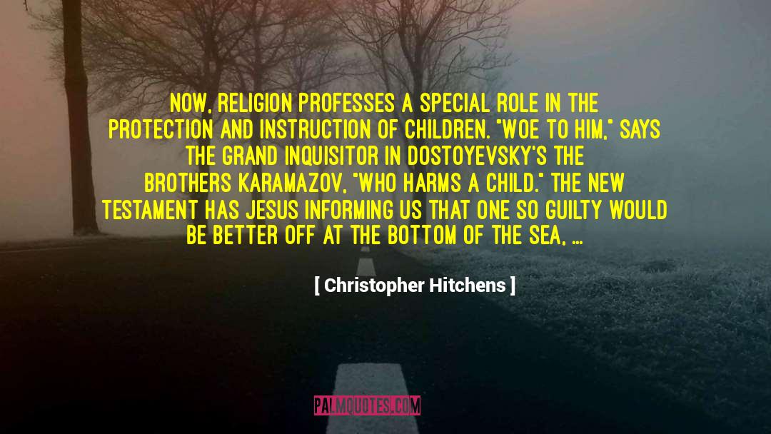 Brothers Karamazov quotes by Christopher Hitchens