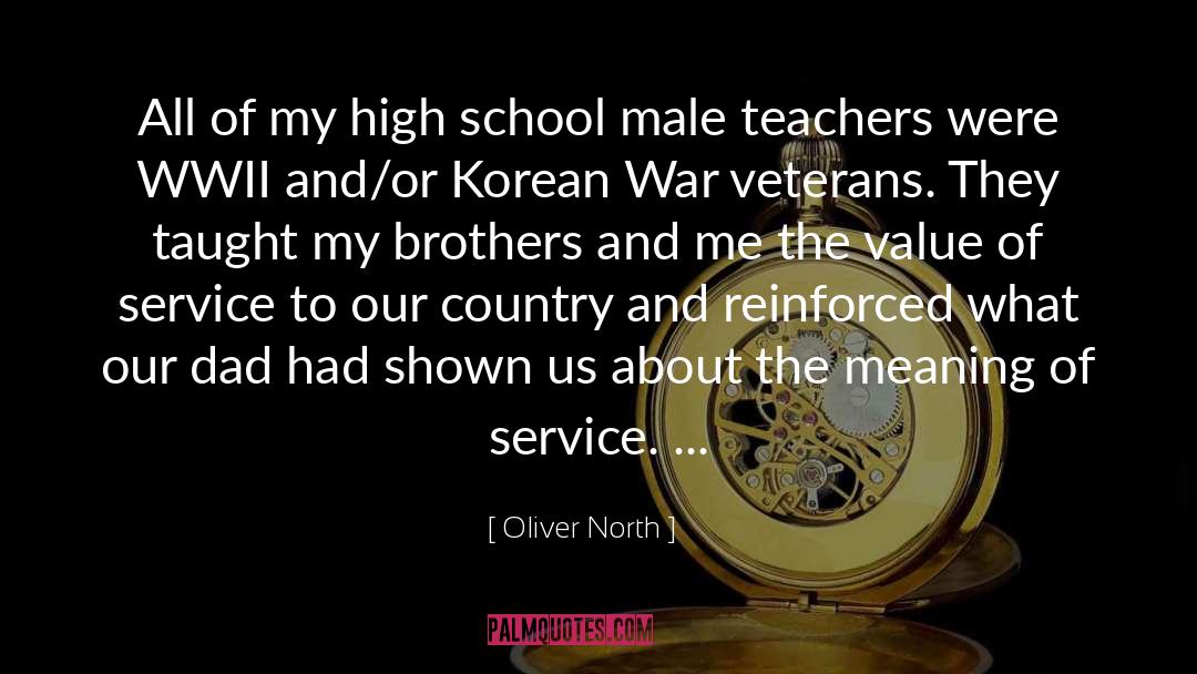 Brothers quotes by Oliver North
