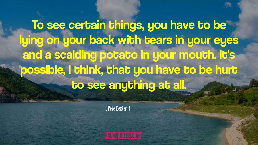 Brothy Potato quotes by Pete Dexter