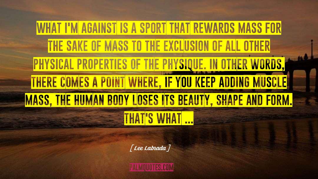 Brotzman Sports quotes by Lee Labrada