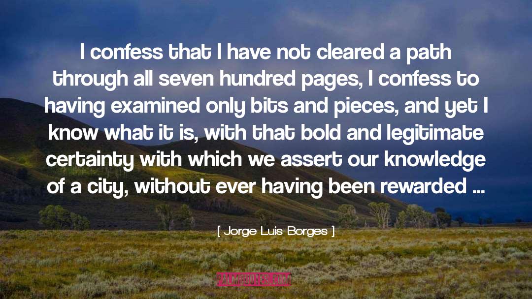 Brouhaha Seven quotes by Jorge Luis Borges
