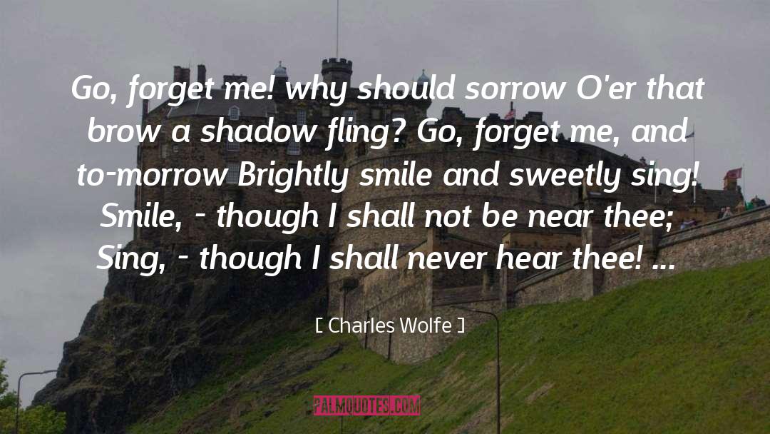 Brow quotes by Charles Wolfe