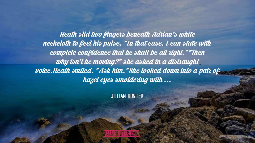 Brown Hazel Eyes quotes by Jillian Hunter