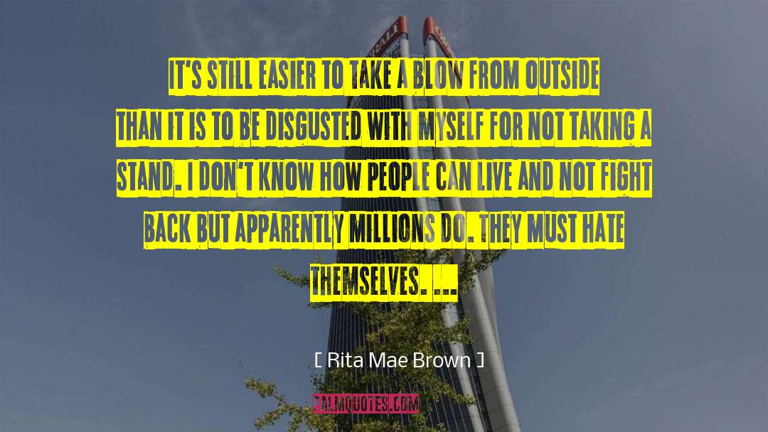 Brown Limper quotes by Rita Mae Brown