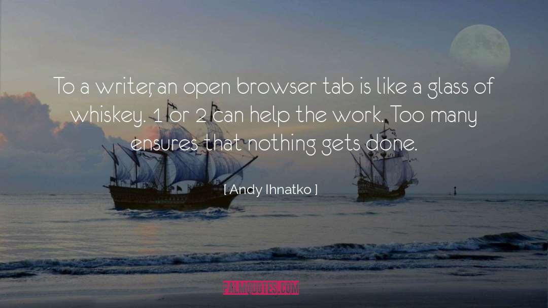 Browser quotes by Andy Ihnatko