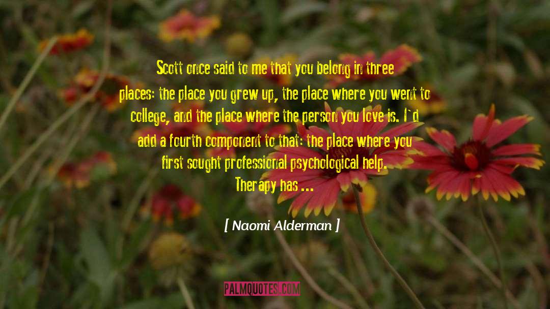 Bruggeworth Scott quotes by Naomi Alderman