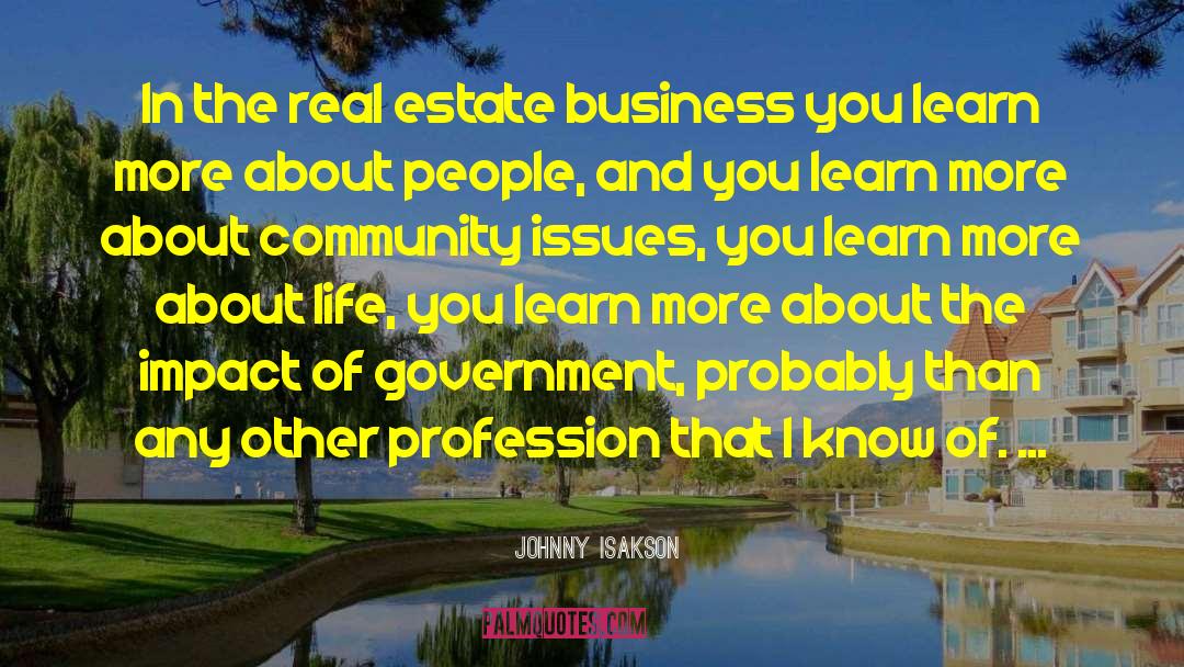 Bruhn Real Estate quotes by Johnny Isakson