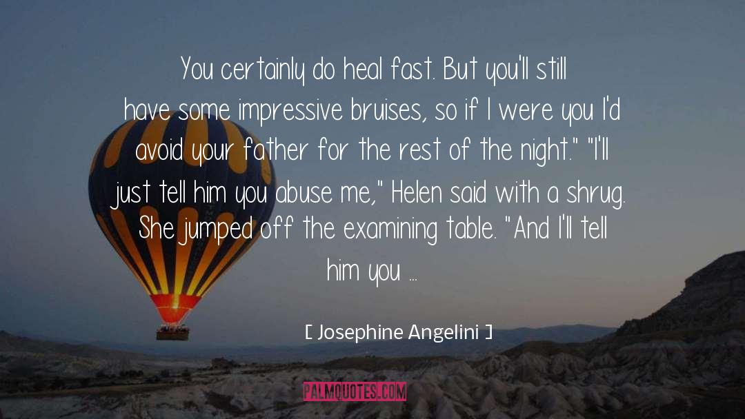 Bruises quotes by Josephine Angelini