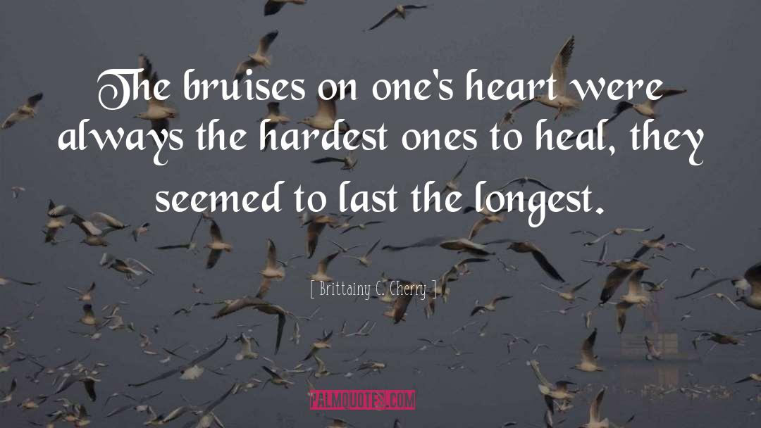 Bruises quotes by Brittainy C. Cherry
