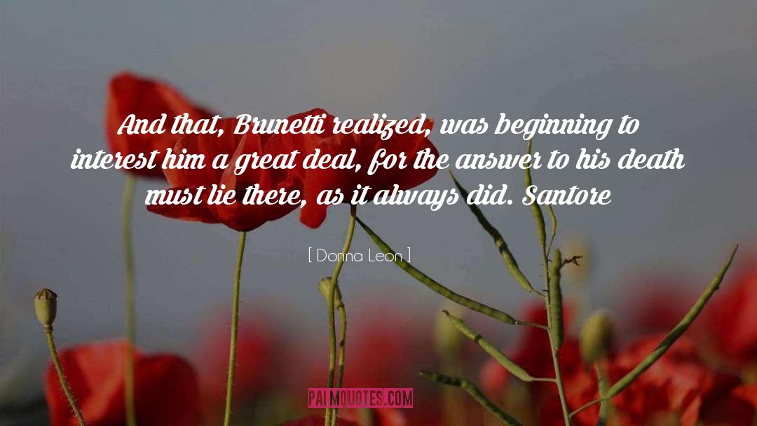 Brunetti quotes by Donna Leon