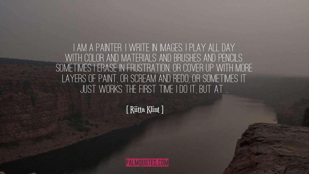 Brushes quotes by Riitta Klint