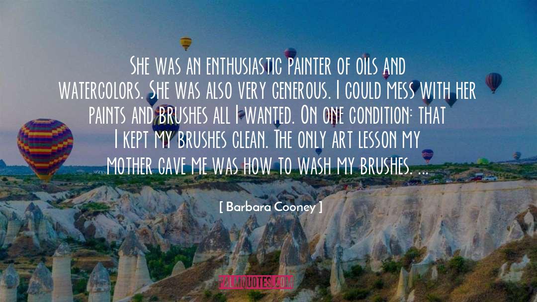 Brushes quotes by Barbara Cooney