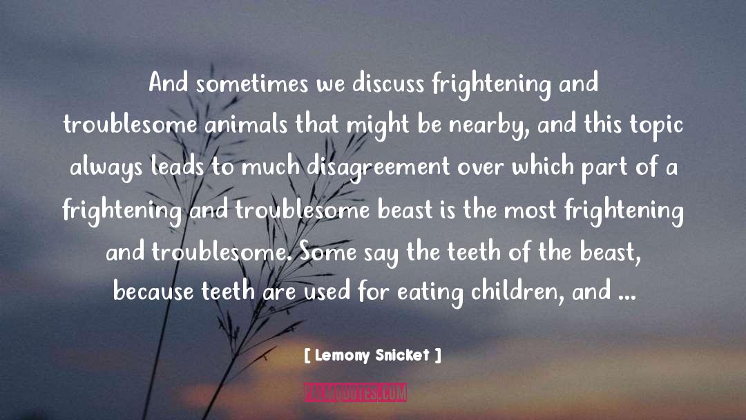 Brushing Hair quotes by Lemony Snicket