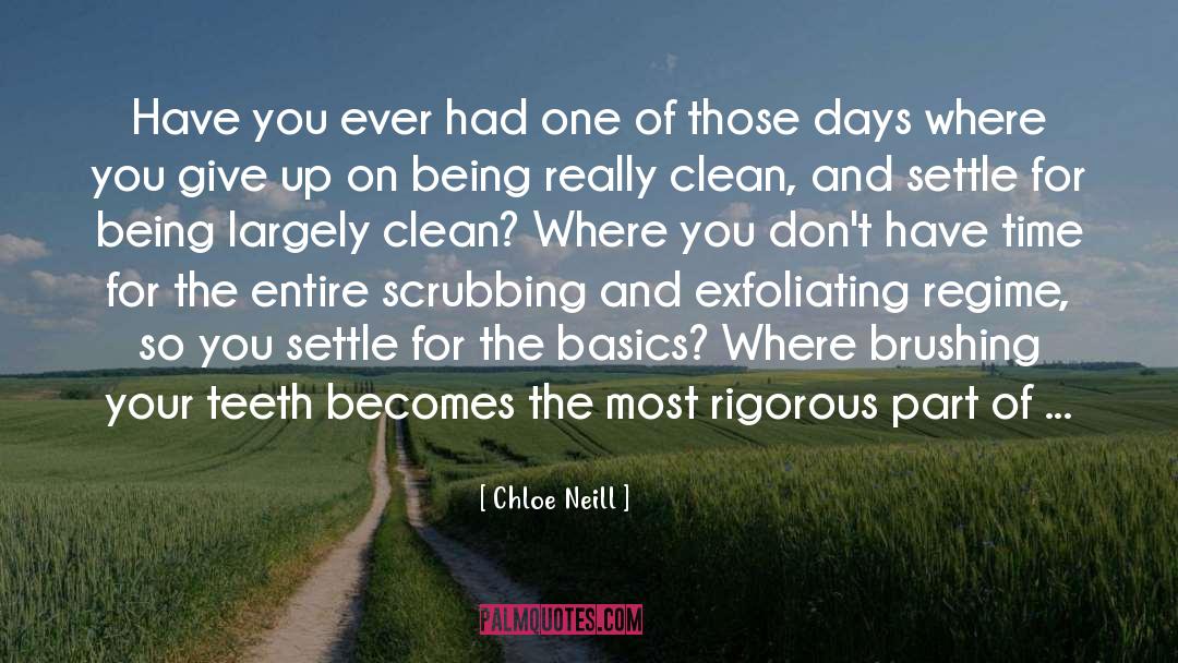 Brushing Your Teeth quotes by Chloe Neill