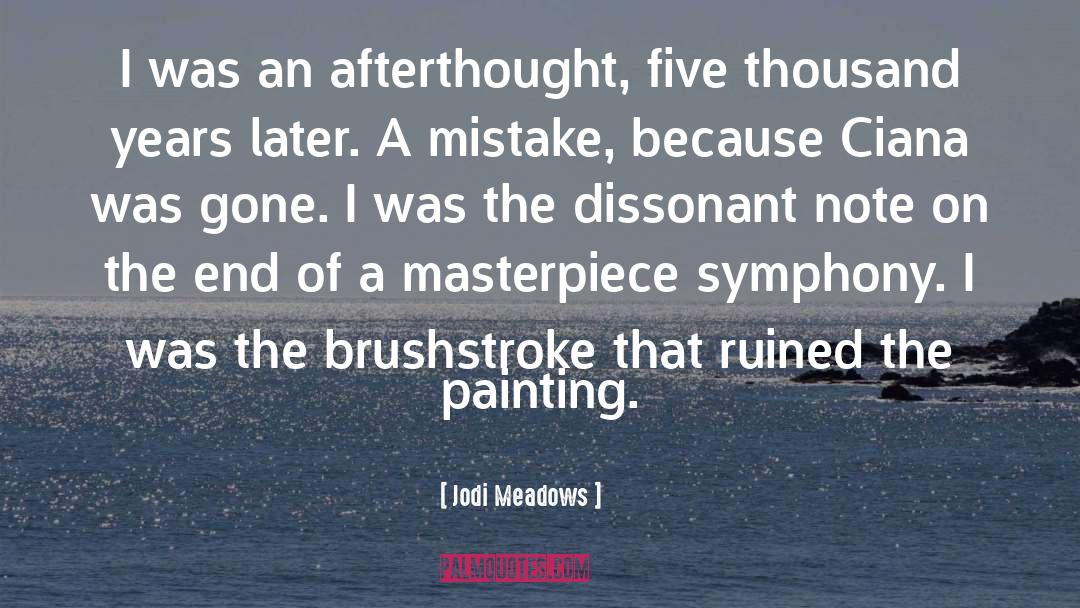 Brushstroke quotes by Jodi Meadows