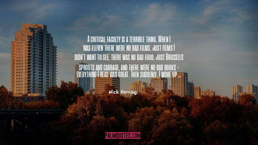 Brussels quotes by Nick Hornby