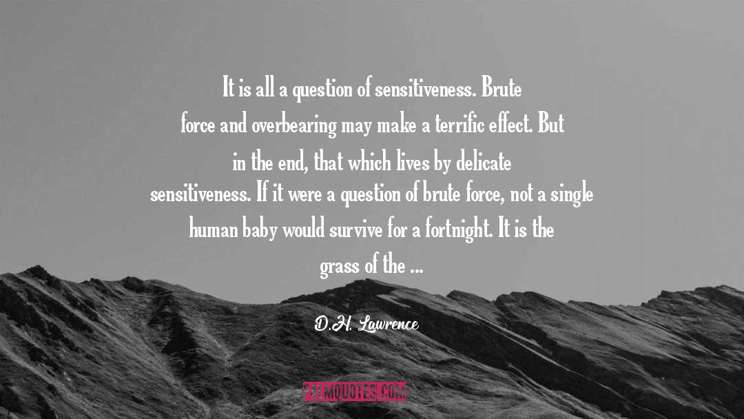 Brute Force quotes by D.H. Lawrence