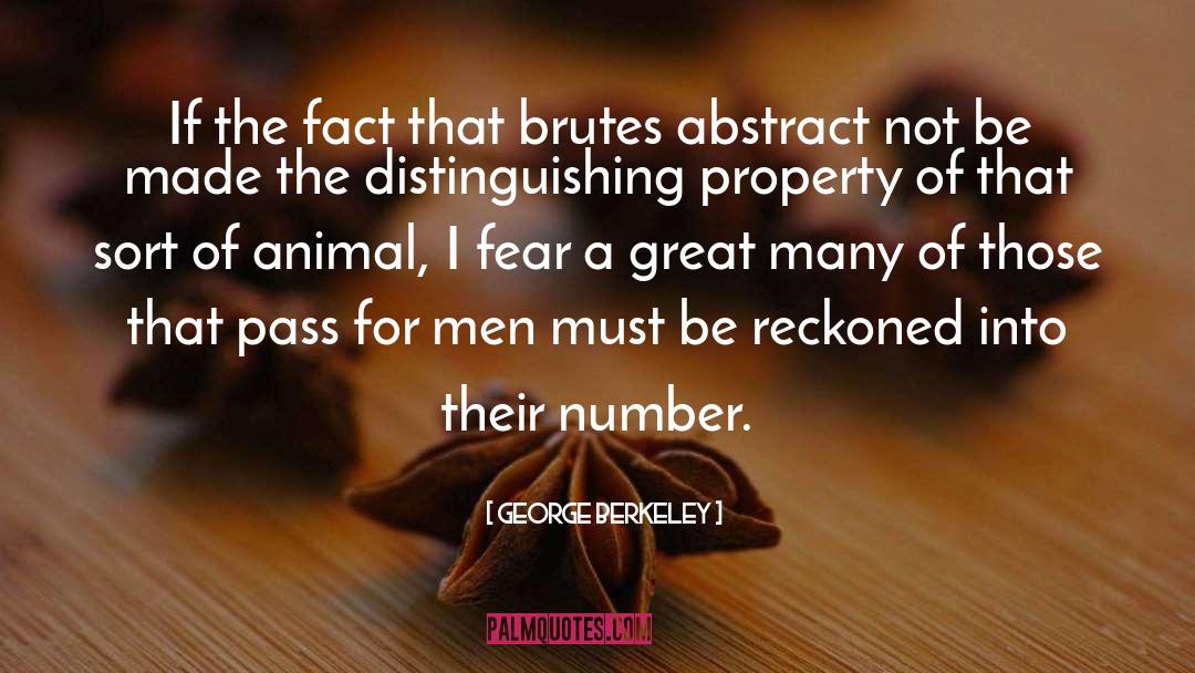 Brutes quotes by George Berkeley