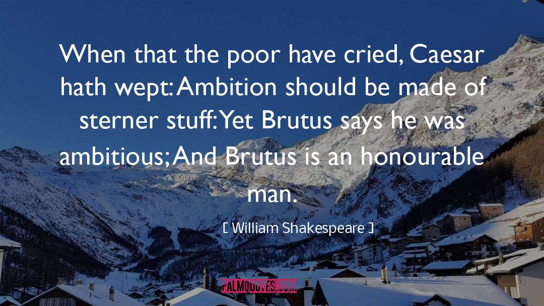 Brutus quotes by William Shakespeare