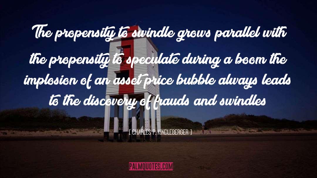 Bubble quotes by Charles P. Kindleberger