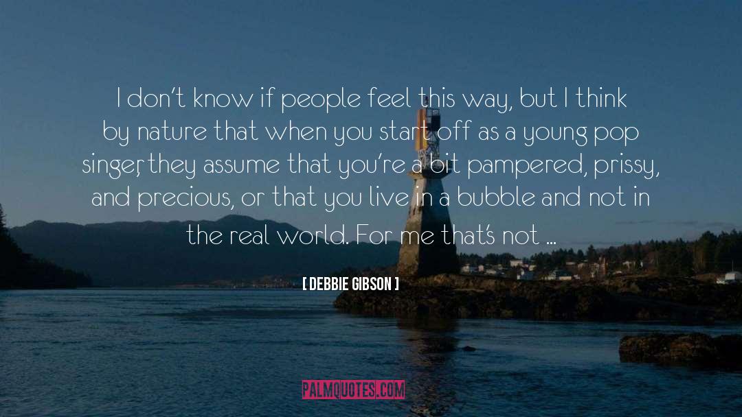 Bubble quotes by Debbie Gibson