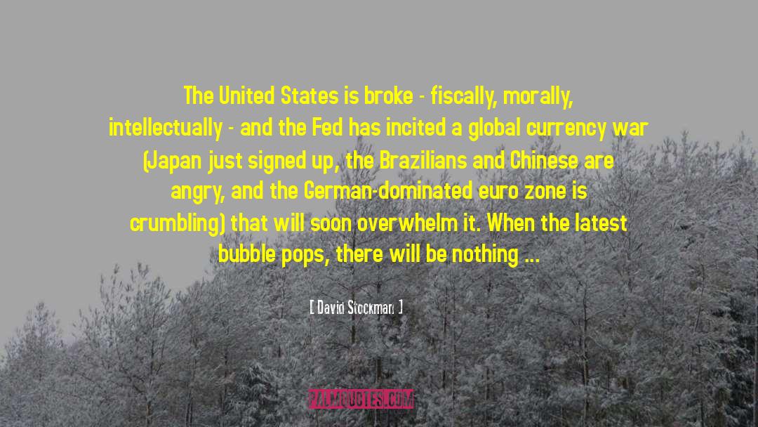 Bubble quotes by David Stockman