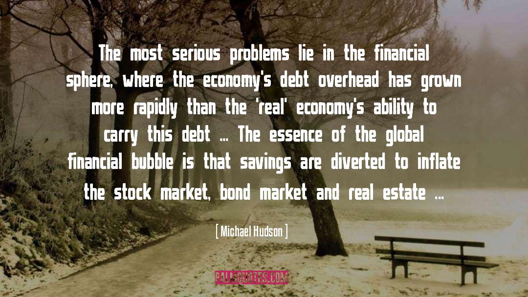 Bubble quotes by Michael Hudson