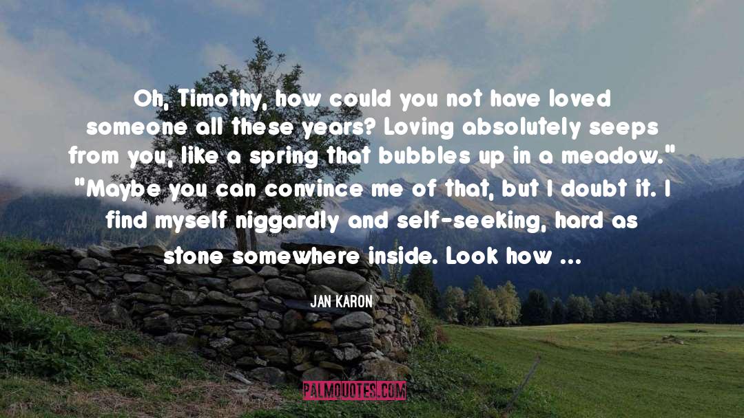 Bubbles quotes by Jan Karon