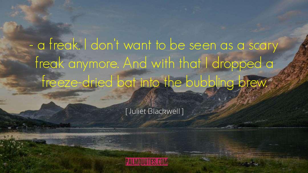 Bubbling quotes by Juliet Blackwell