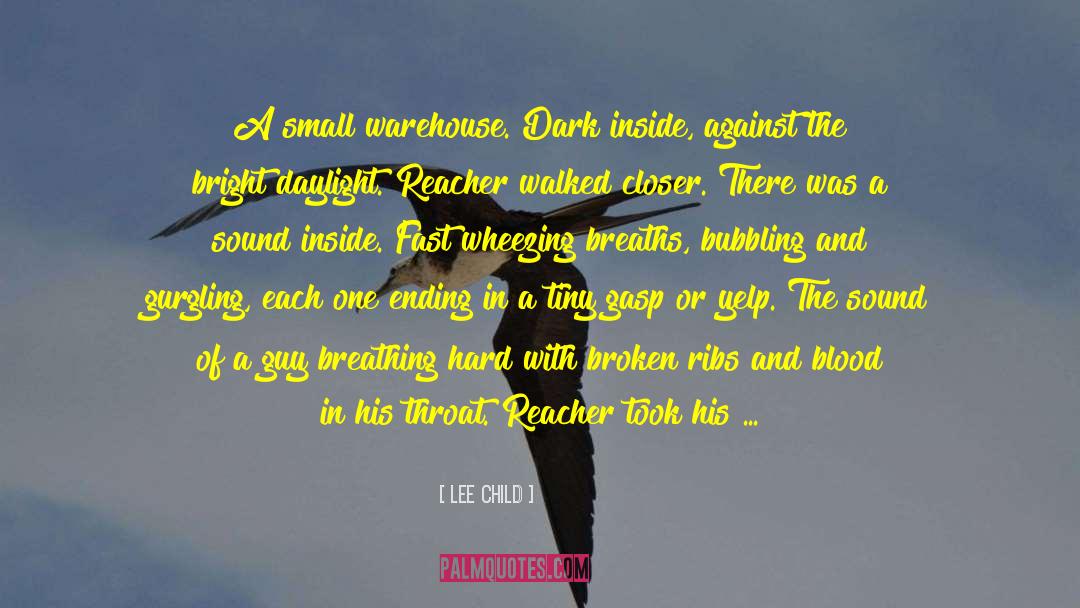 Bubbling quotes by Lee Child