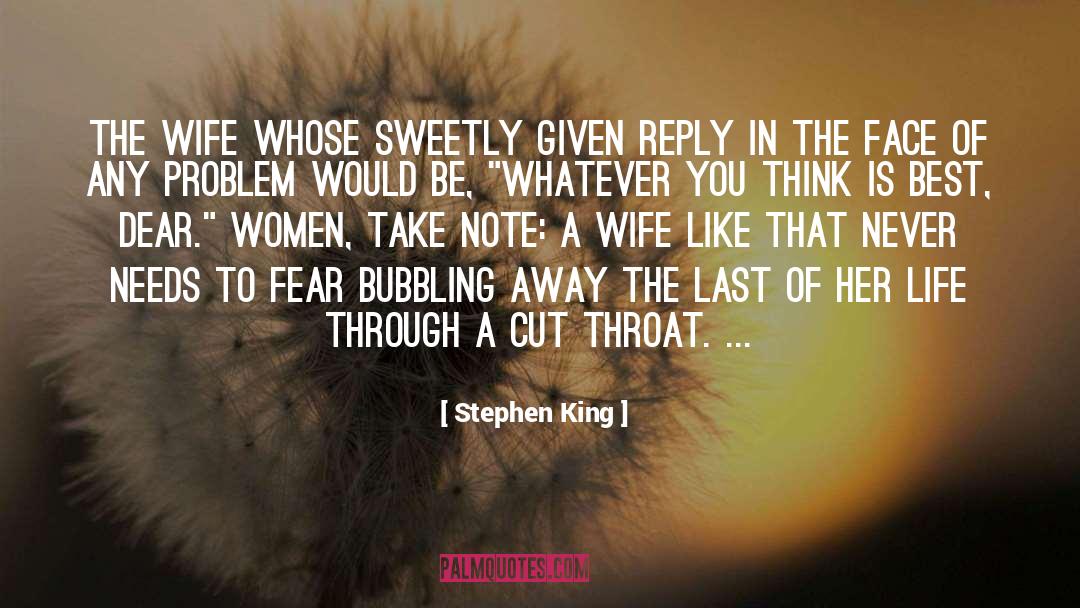 Bubbling quotes by Stephen King