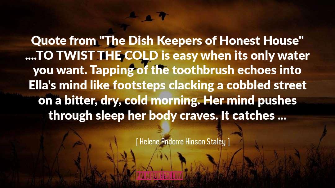 Bubbling quotes by Helene Andorre Hinson Staley