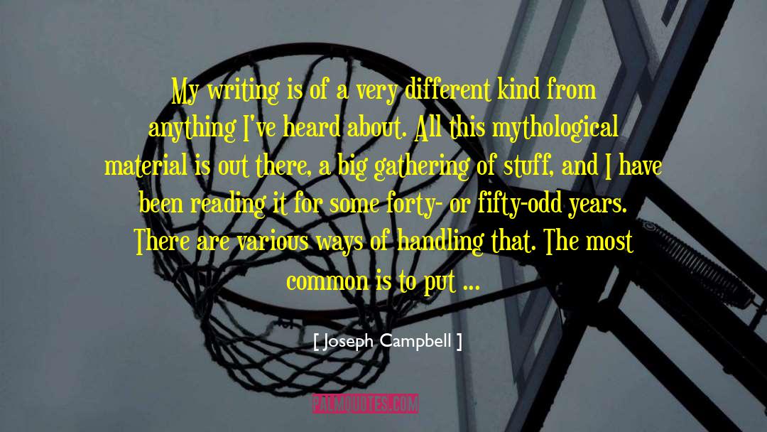 Bublitz Material Handling quotes by Joseph Campbell