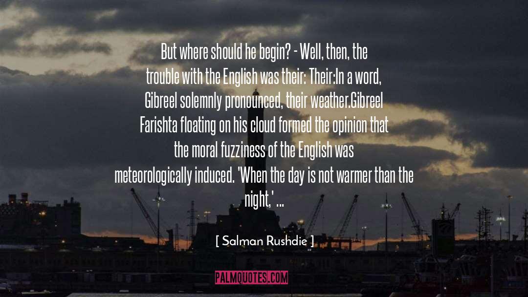 Bucciero Pronounced quotes by Salman Rushdie