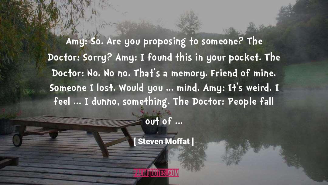 Bucherer Pocket quotes by Steven Moffat