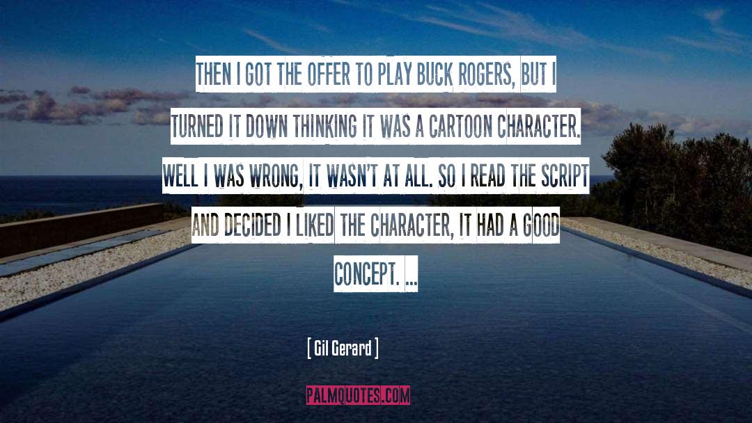 Buck Rogers quotes by Gil Gerard