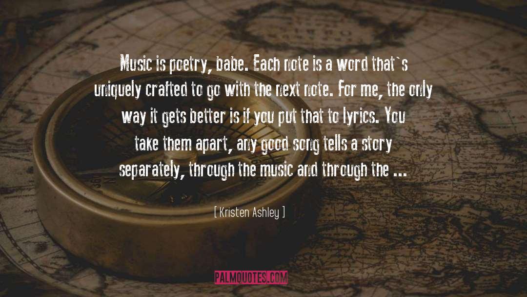 Buckcherry Lyrics quotes by Kristen Ashley