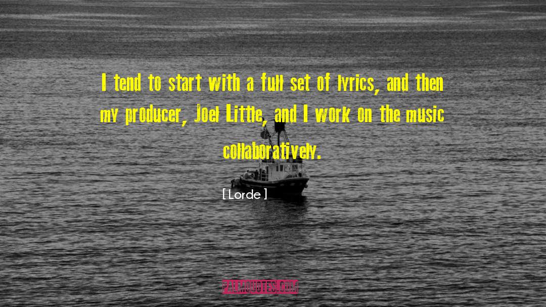 Buckcherry Lyrics quotes by Lorde
