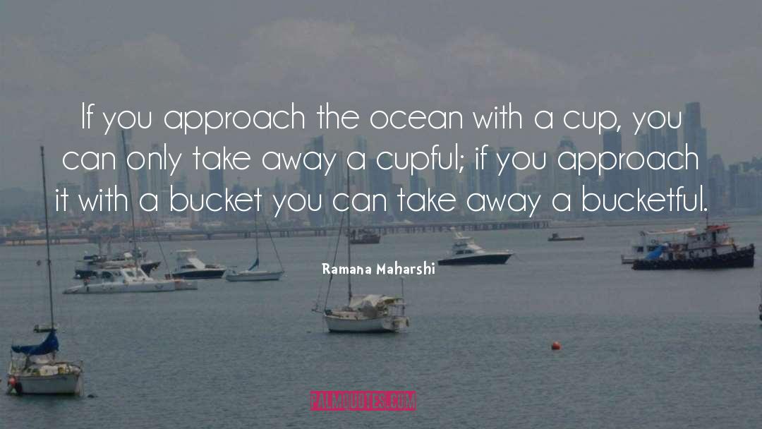 Buckets quotes by Ramana Maharshi