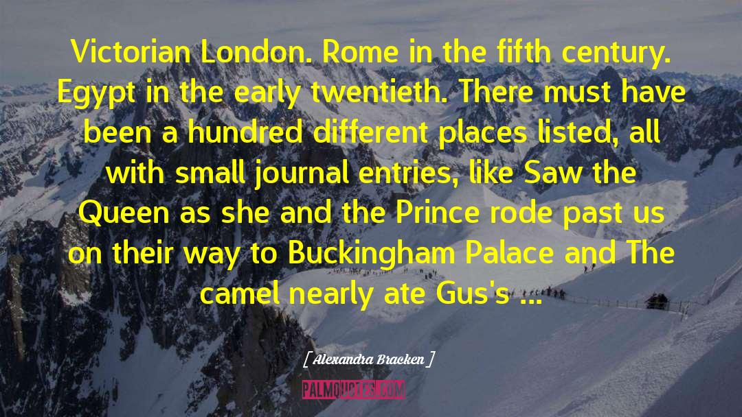 Buckingham Palace quotes by Alexandra Bracken