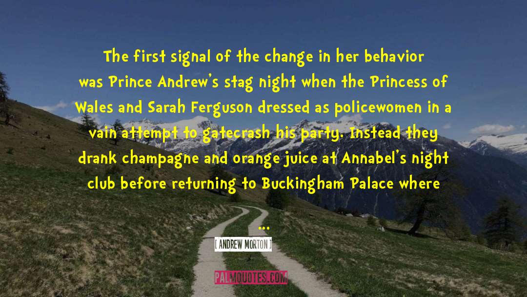 Buckingham Palace quotes by Andrew Morton