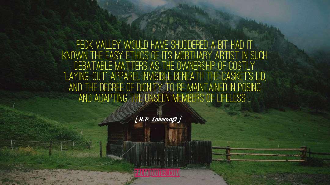 Bucolic Valley quotes by H.P. Lovecraft