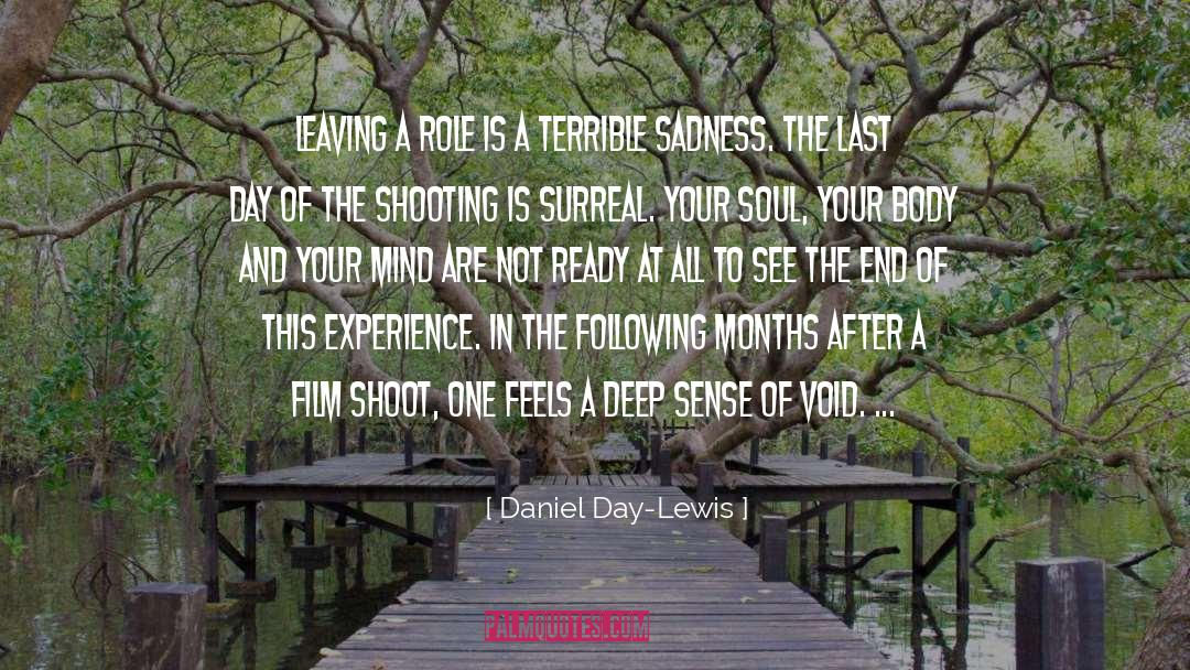 Budapest Shooting quotes by Daniel Day-Lewis