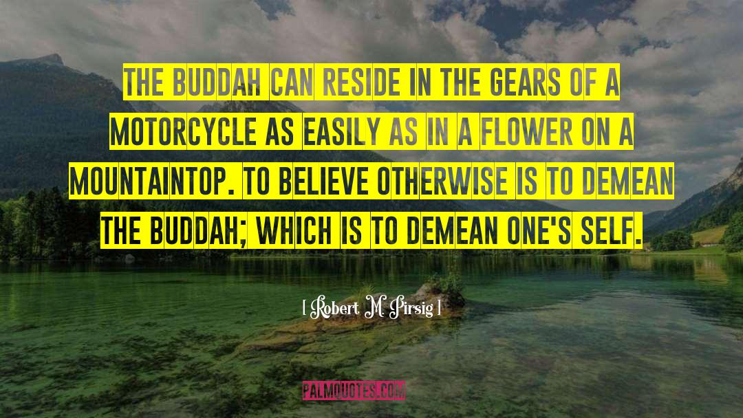 Buddah quotes by Robert M. Pirsig