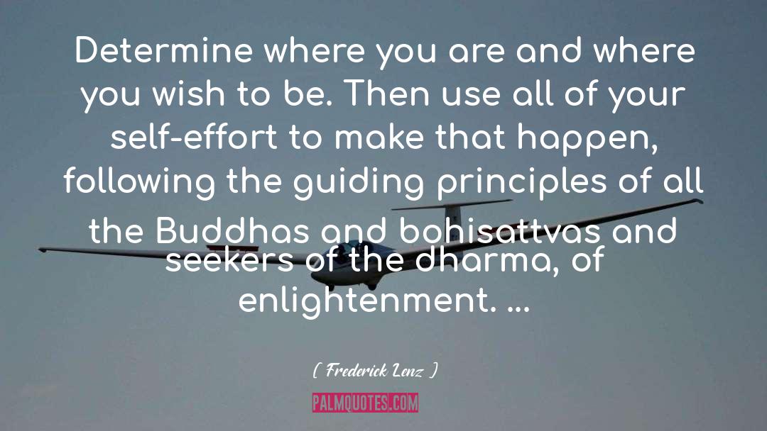 Buddhas quotes by Frederick Lenz