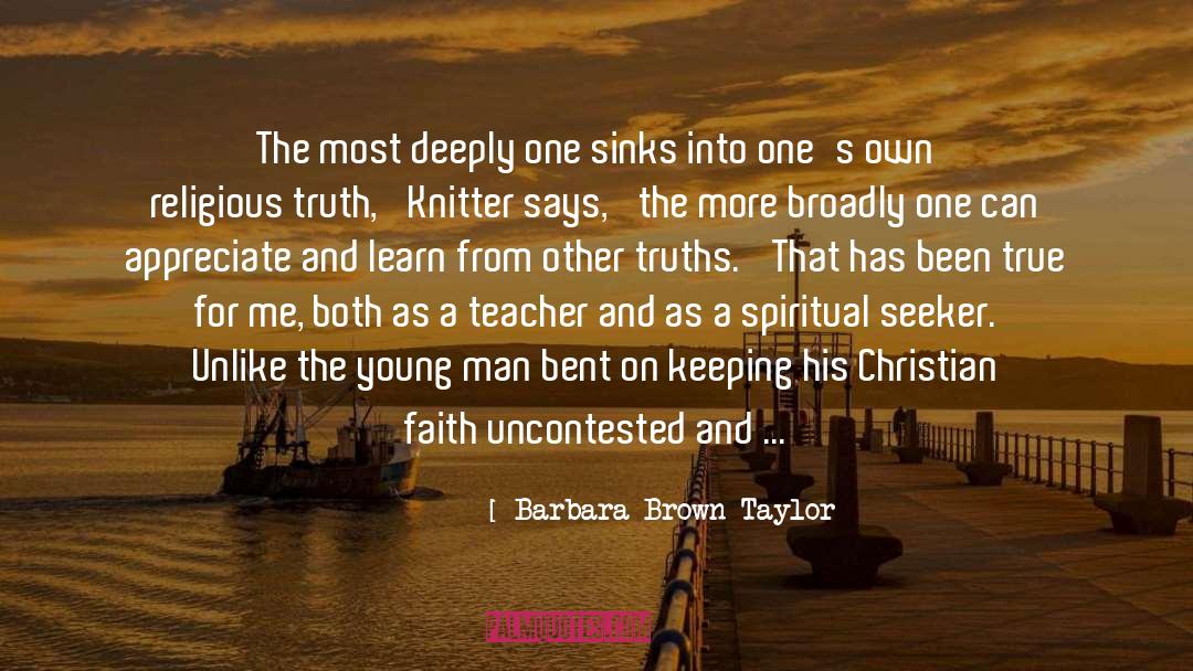 Buddhist Diplomacy quotes by Barbara Brown Taylor